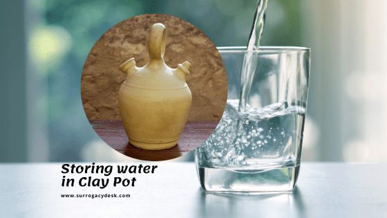 Clay pot water